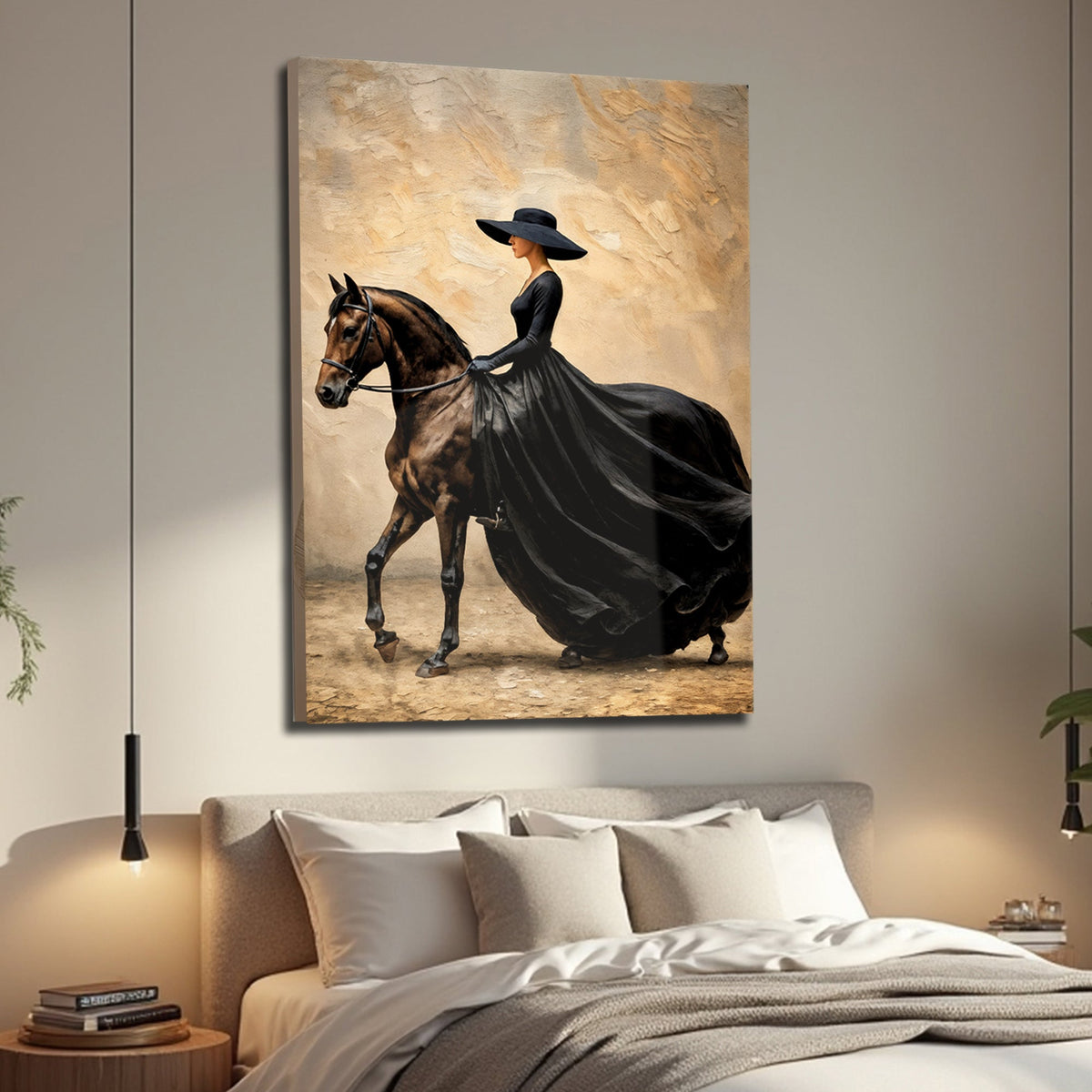 Elegant Equestrian Wall Art by Tailored Canvases