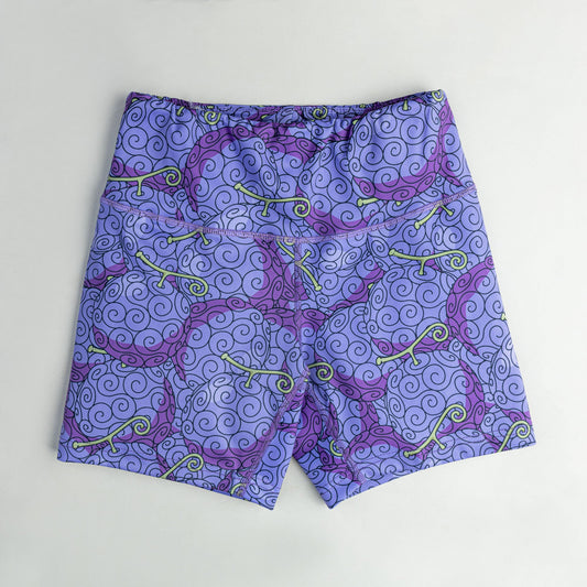 Gum Gum women's compression shorts with sublimated design