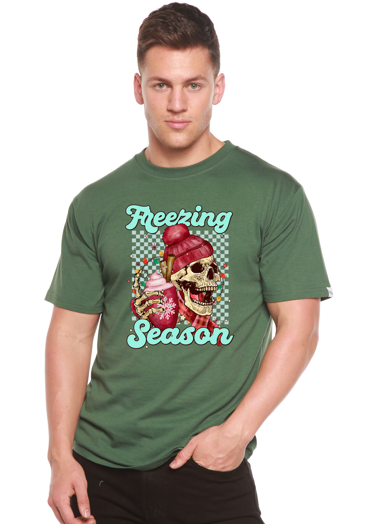 Freezing Season unisex bamboo graphic T-shirt – view 6