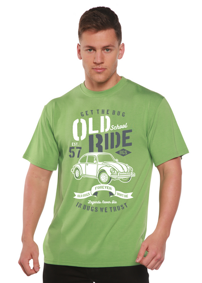 Old School Ride men's bamboo graphic T-shirt – view 4