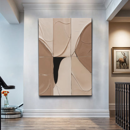 Neutral Abstract Boho Wall Art by Tailored Canvases