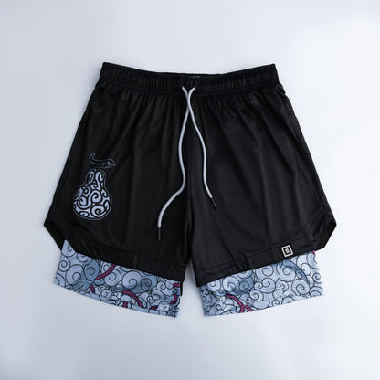 String String 2-in-1 lined shorts with compression liner
