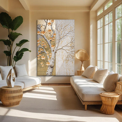 Ivory Seasons Wall Art by Tailored Canvases