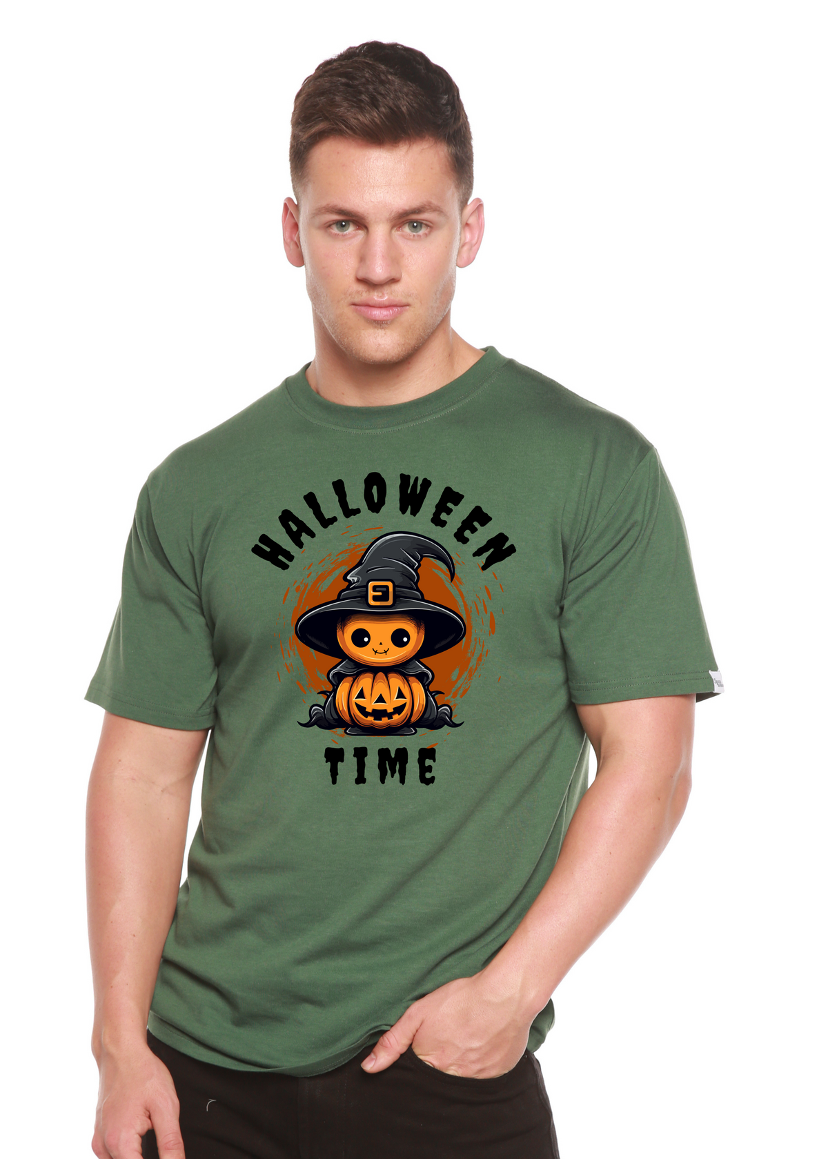 Halloween Time unisex bamboo graphic T-shirt – view 11