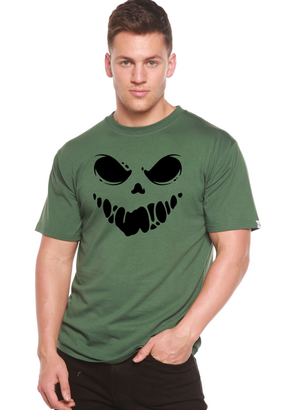 Halloween Boo men's bamboo graphic T-shirt – view 5