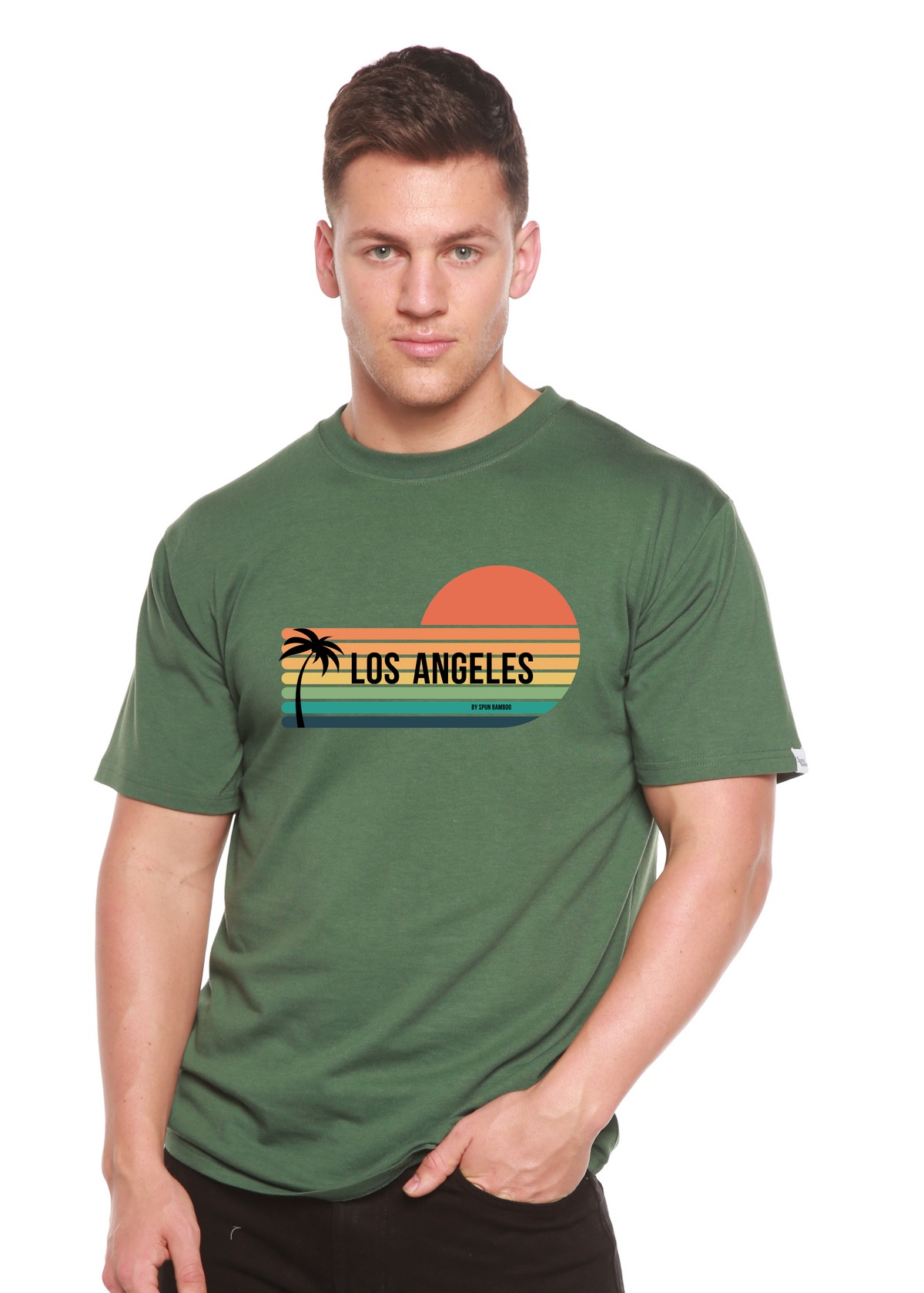 Los Angeles unisex bamboo graphic T-shirt – view 9