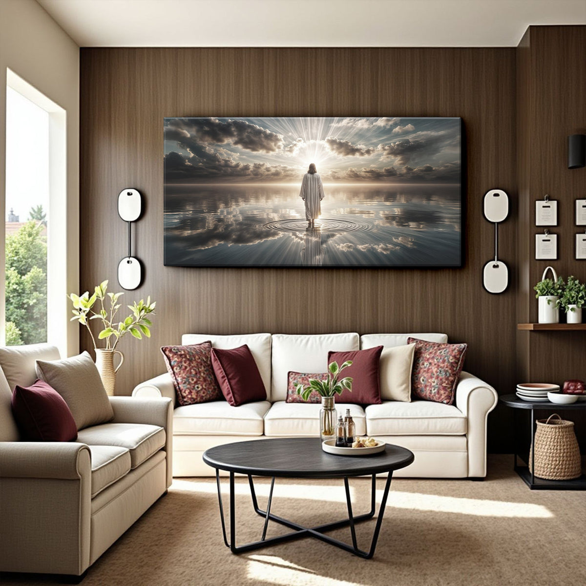 Walking on Water - Faith Wall Art III by Tailored Canvases