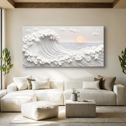 Ocean Waves Abstract Wall Art by Tailored Canvases
