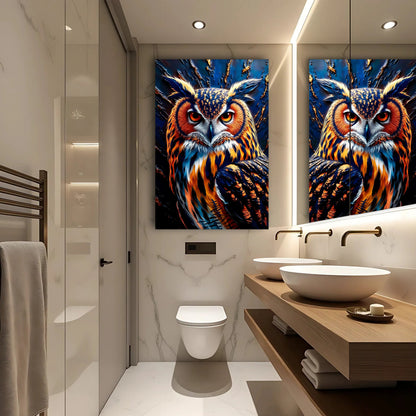 Abstract Owl Wall Art by Tailored Canvases