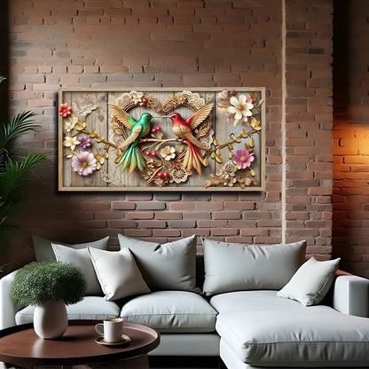3D Hummingbirds Wall Art VII canvas by Tailored Canvases, view 4