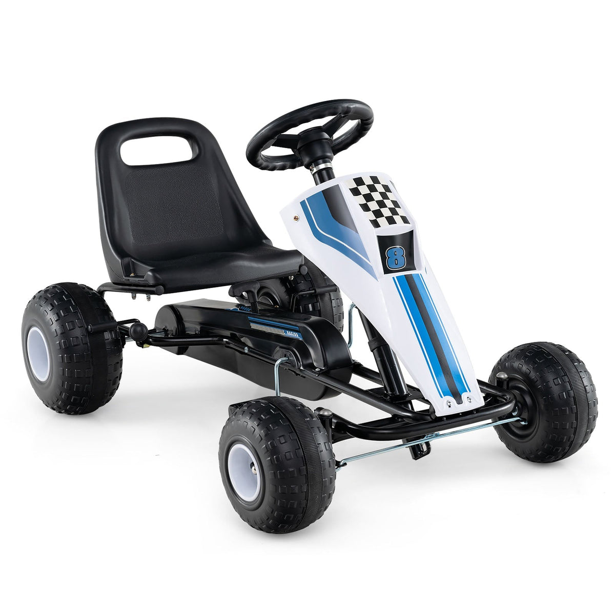 4-wheel ride-on pedal go kart for kids by GBruno Store, view 5
