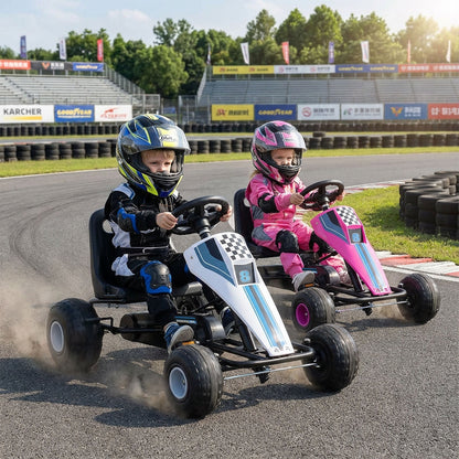 4-wheel ride-on pedal go kart for kids by GBruno Store, view 3