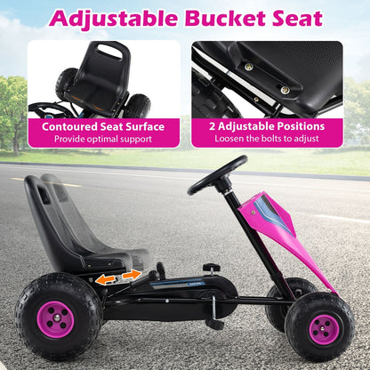 4-wheel ride-on pedal go kart for kids by GBruno Store, view 12