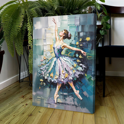 Ballerina Abstract Wall Art by Tailored Canvases