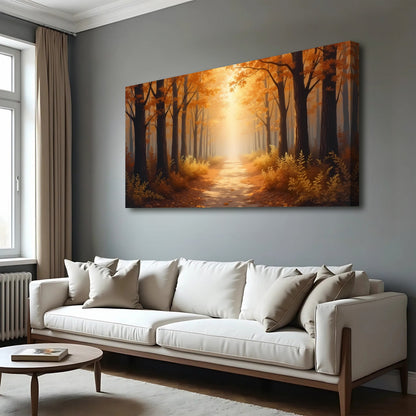 Abstract Forest Landscape Wall Art by Tailored Canvases