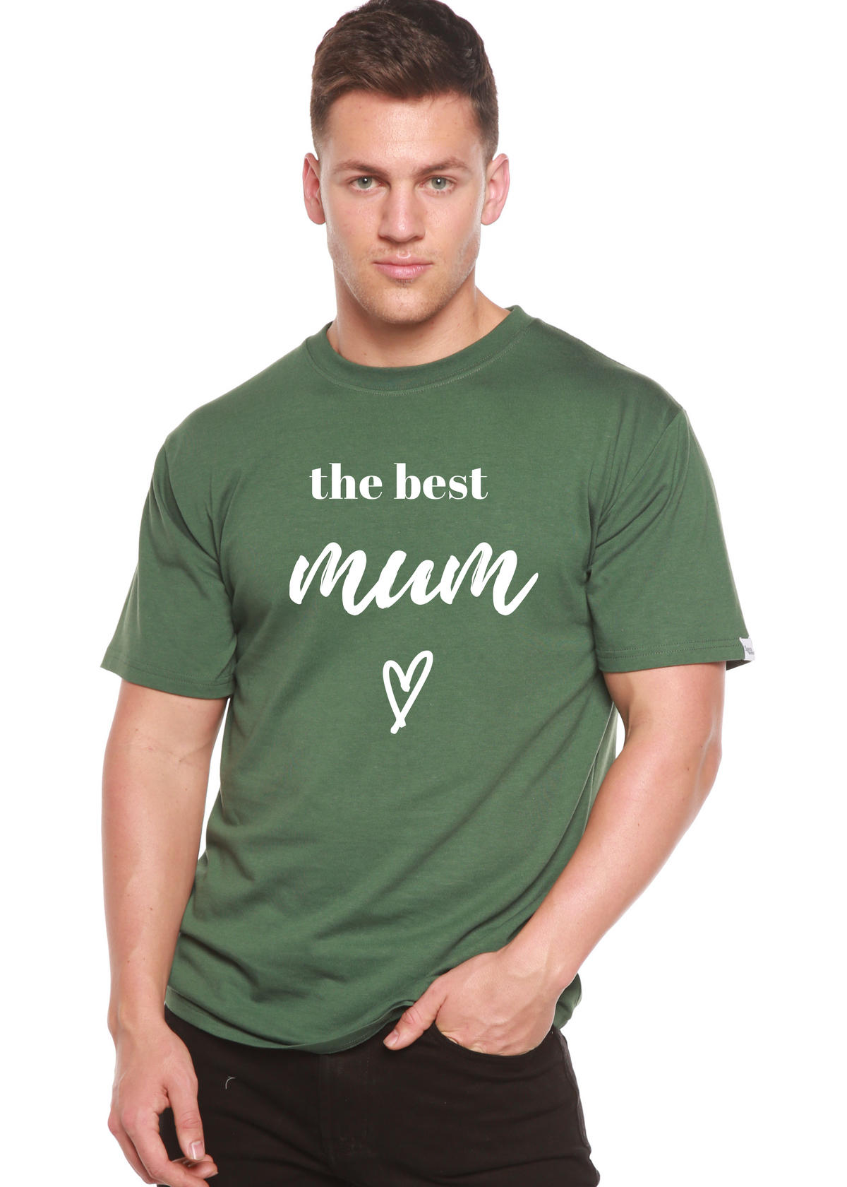 The Best Mum unisex bamboo graphic T-shirt – view 8