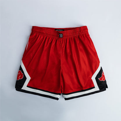 Cloud retro anime basketball mesh shorts