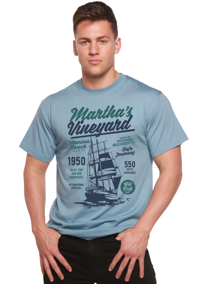 Martha's Vineyard men's bamboo graphic T-shirt – view 6