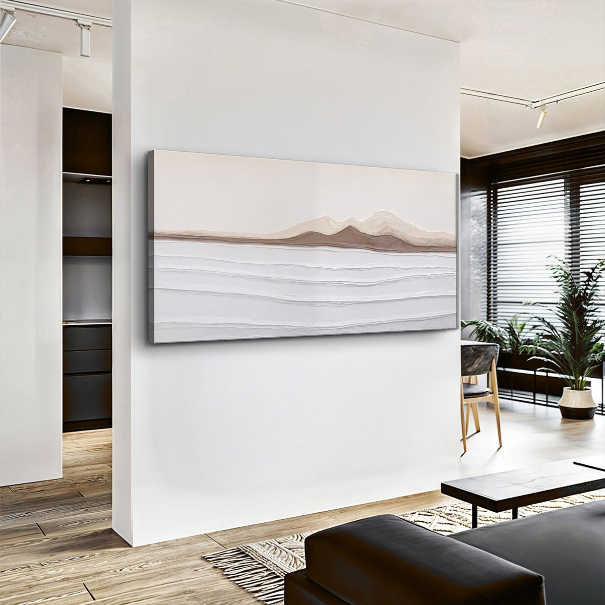 Earth Tone Abstract Wall Art by Tailored Canvases