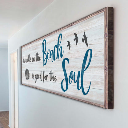 A Walk On The Beach canvas sign II by Tailored Canvases, view 4