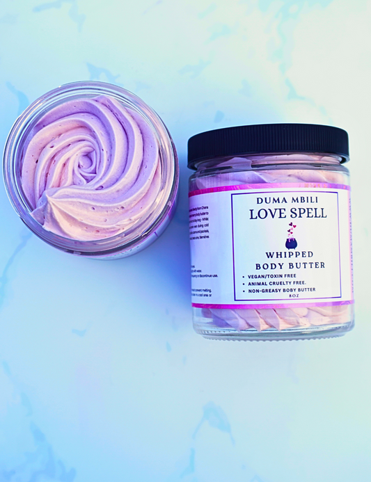 Love Spell whipped body butter with shea, mango and cocoa butter