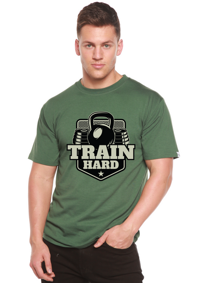 Train Hard men's bamboo graphic T-shirt – view 4