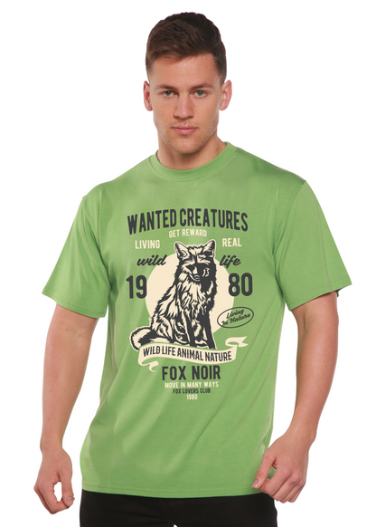 Wanted Creature men's bamboo graphic T-shirt – view 2