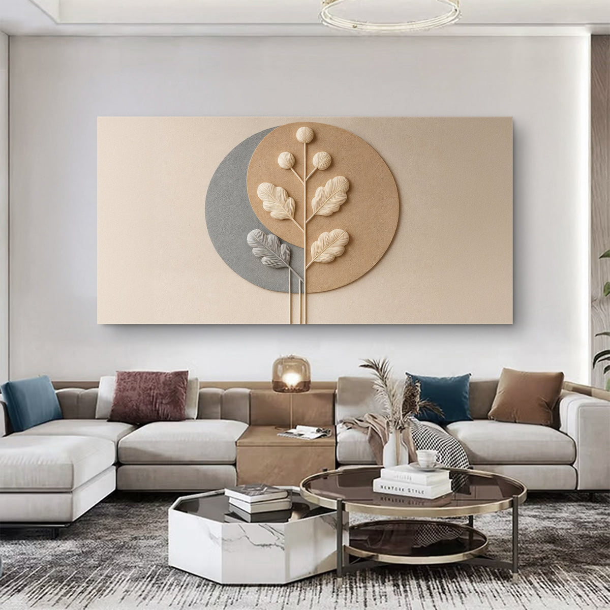 Modern Abstract Minimalist Wall Art XII by Tailored Canvases