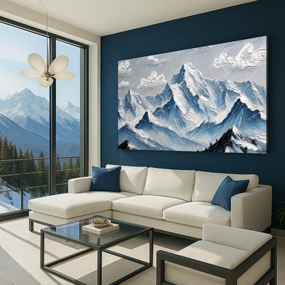 Mountain Minimalist Wall Art by Tailored Canvases