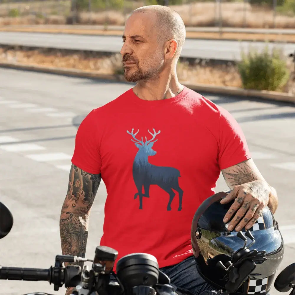 Deer Color 2 Man T-Shirt by Outdoorzees