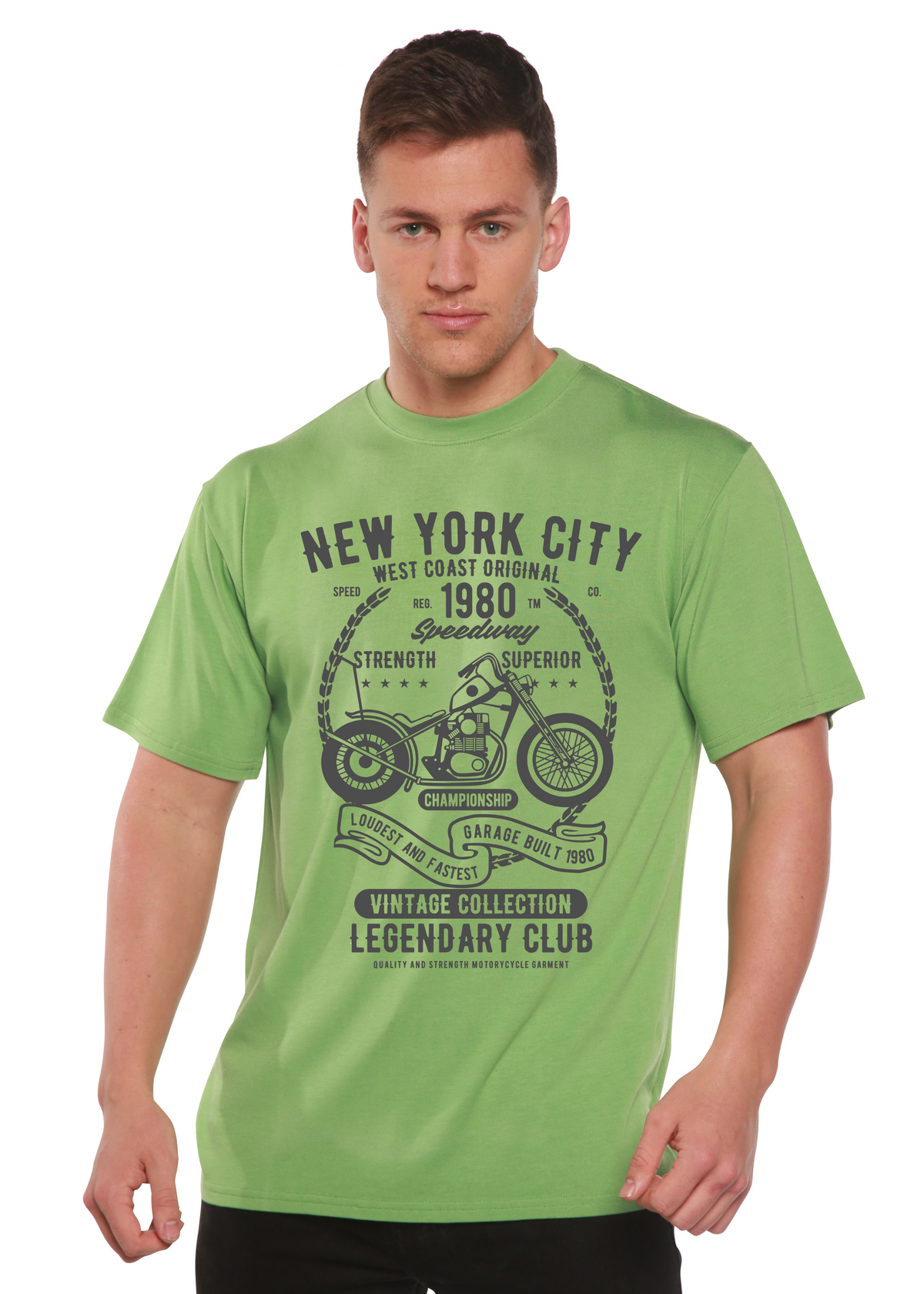 New York City men's bamboo graphic T-shirt – view 7