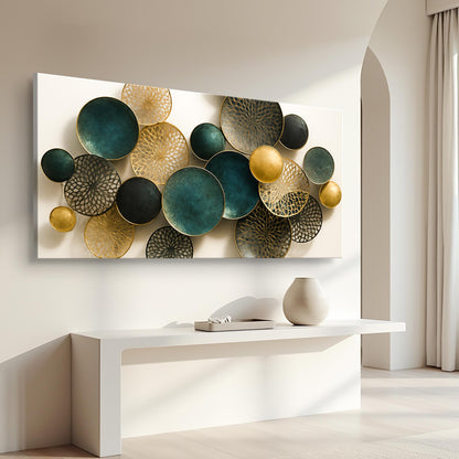 Lotus Leaf Abstract Wall Art VIII by Tailored Canvases