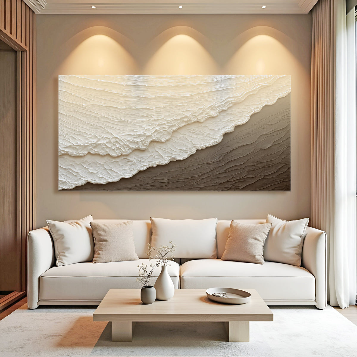 Waves Abstract Wall Art by Tailored Canvases