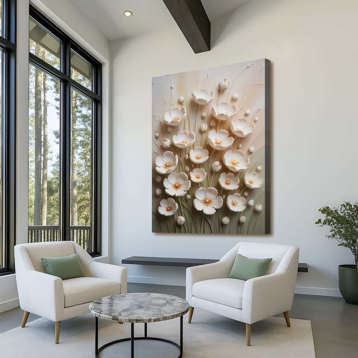 Floral Wall Art by Tailored Canvases
