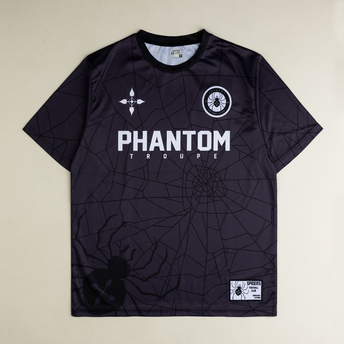 Spider Troops retro soccer jersey with sublimated design