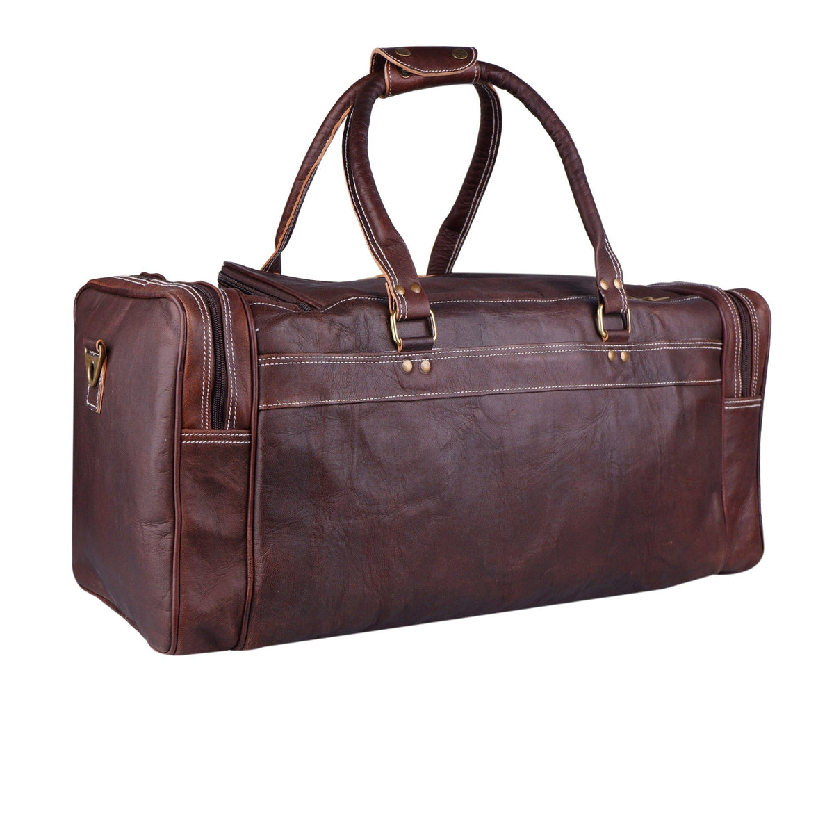 Baxter Vintage Duffel by Classy Leather Bags
