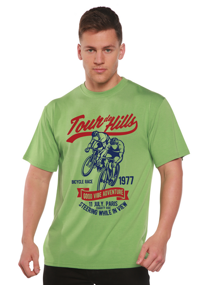 Tour De Hills men's bamboo graphic T-shirt – view 5