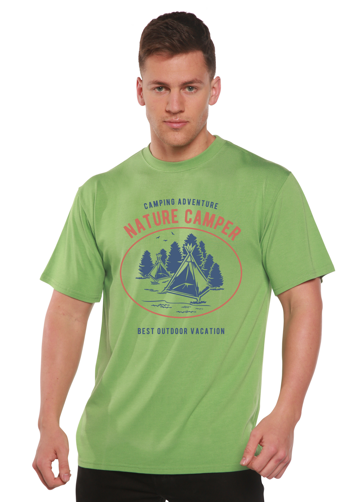 Nature Camper men's bamboo graphic T-shirt – view 2