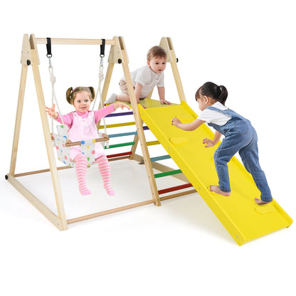 4-in-1 indoor jungle gym with baby swing and ramp by GBruno Store, view 8