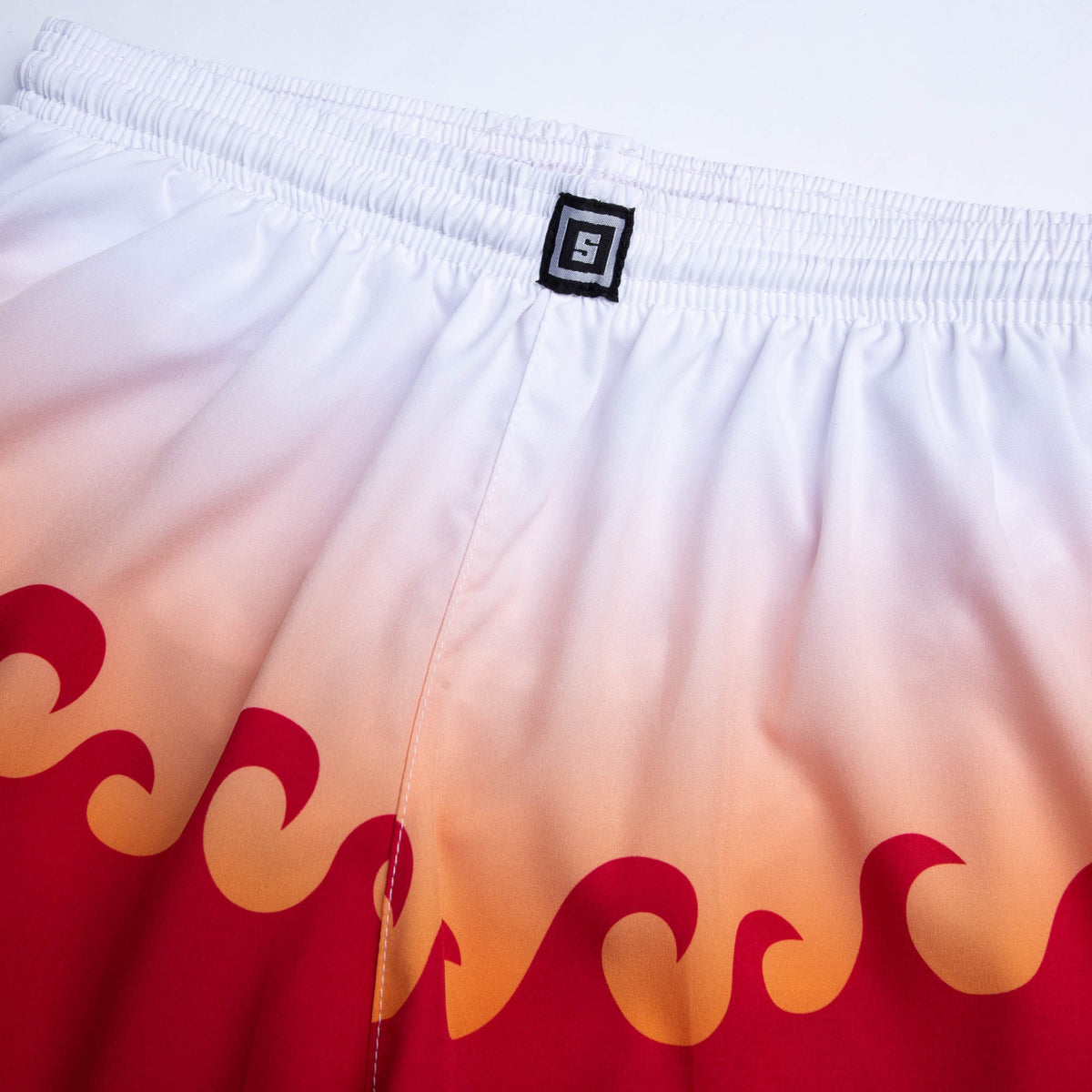 Flame Pillar women's athletic shorts – view 3