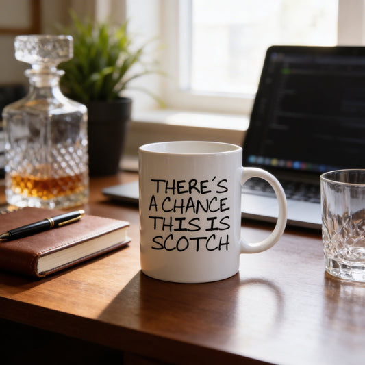 Funny Coffee Mug - Funny Scotch Gift - Funny Saying Coffee Mug by Joyful Moose