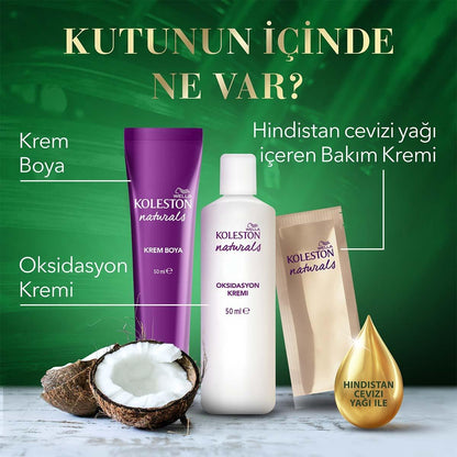 Wella Koleston Naturals Hair Dye - Long-Lasting Color with Coconut Oil by Beauty Care Bag