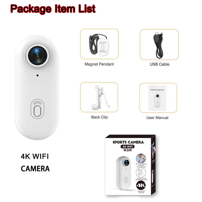 4K Mini Vlog Camera with WiFiMini CameraTorqelo.com