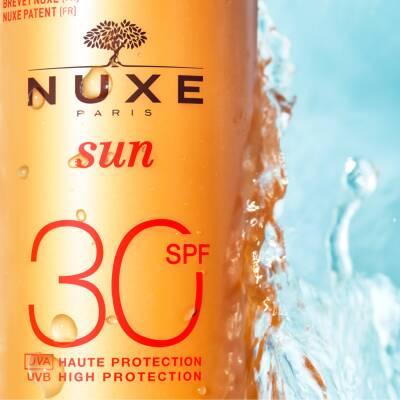 Nuxe Sunscreen Spray SPF30 - Anti-Aging, Moisturizing Sun Protection for Face & Body by Beauty Care Bag