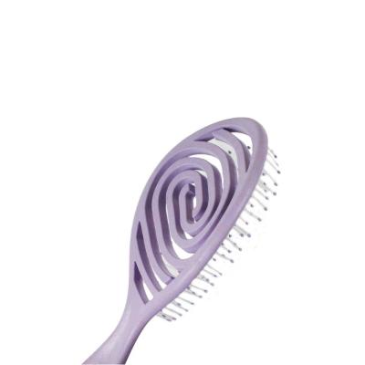 Nascita 3D Recyclable Purple Hair Brush for Gentle Detangling - Eco-Friendly Hair Care by Beauty Care Bag