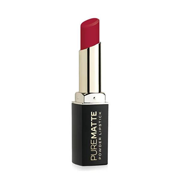 Golden Rose matte powder lipstick with hyaluronic acid and vitamin E