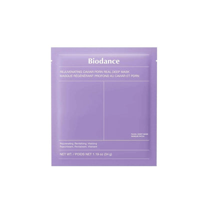 Biodance Revitalizing Caviar PDRN Mask Nourishing Sheet Mask 34g by Beauty Care Bag