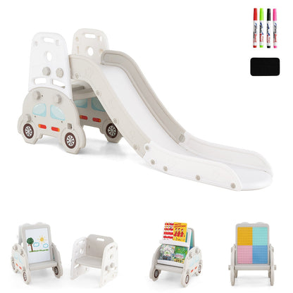 5-in-1 toddler slide and art easel set by GBruno Store, view 6