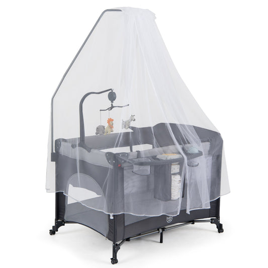 5-in-1 Portable Baby Pack and Play with Music BoxBassinets & CradlesTorqelo.com