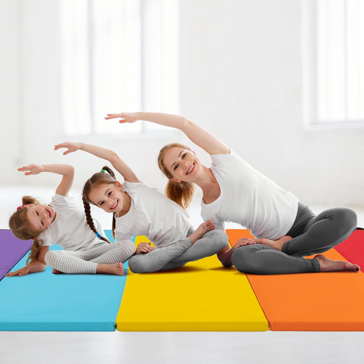 5-panel folding gymnastics mat by GBruno Store, view 2